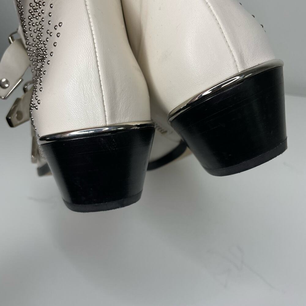Chloe Suzanna Cloudy White Ankle Booties 36.5 - Picture 8 of 8
